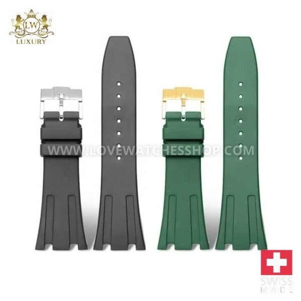 Sport Soft 27mm Pure Color Rubber Silicone Watch Band for Audemars Piguet Royal Oak Offshore Strap