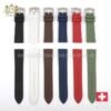 20mm Quick Release Fluororubber FKM Rubber Watch Band Customized Colors
