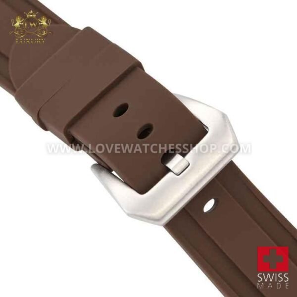 Sport Silicone TPU Watch Straps 20mm 22mm 24mm 26mm Premium Quality Rubber Watch Bands for Panera Mechanical Watch