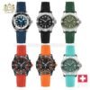 For Breitling Replace Fluoro Rubber Watch Strap 20mm 22mm Black Bird Yellow Wolf Super Ocean Aviation Timing Silicone Watch Band
