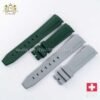 Curved End  FKM Rubber Watch Strap for Rolex GMT Submariner Wristband 20mm Watch Band