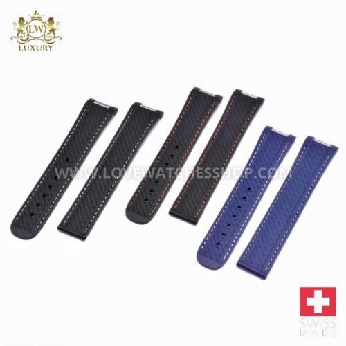 20mm Rubber Watch Strap for Omega Seamaster 300 At150 De Ville Watch Accessories Bracelet Watch Band