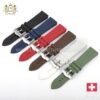 20mm Quick Release Fluororubber FKM Rubber Watch Band Customized Colors