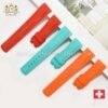 For Breitling Replace Fluoro Rubber Watch Strap 20mm 22mm Black Bird Yellow Wolf Super Ocean Aviation Timing Silicone Watch Band