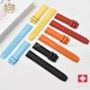 Custom Fkm Rubber Watch Strap 20MM 22MM For Breitling Watch Strap Buckle Soft Waterproof Nato Rolex Watch Band Bracelet