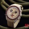 High Quality Soft Rubber Strap Suitable for Omega Moonwatch Curved Silicone Strap 20mm 22MM