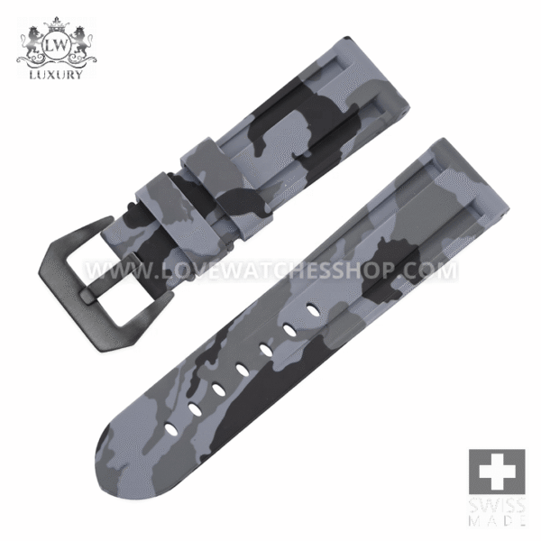 20mm 22mm 26mm Replacement Rubber Watch Strap for Panerai Watch Band