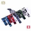 Hot Sale Silicone Rubber Watch Bands Straight End Camouflage Watch Straps Replacement for Rolx 20mm 21mm