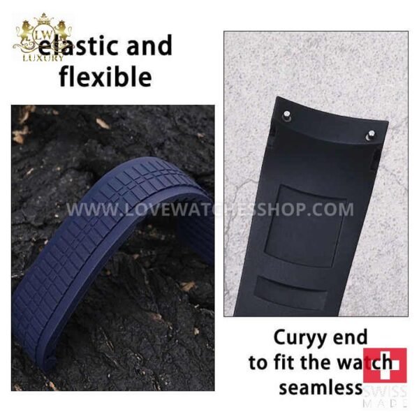 Luxury Watch Strap Replacement for Patek Philipp 5167R Sport Diving Bracelet Soft Breathable Watch Band Accessories
