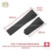 20mm Rubber Silicone Watch Band for Rolex Strap Daytona Submariner DEEPSEA GMT SEAMARSTER OYSTERFLEX Bracelet Adjustable Size