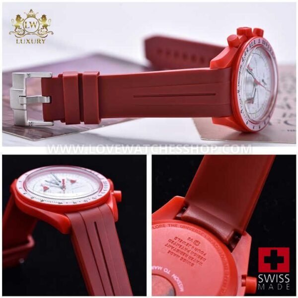 High Quality Soft Rubber Strap Suitable for Omega Moonwatch Curved Silicone Strap 20mm 22MM