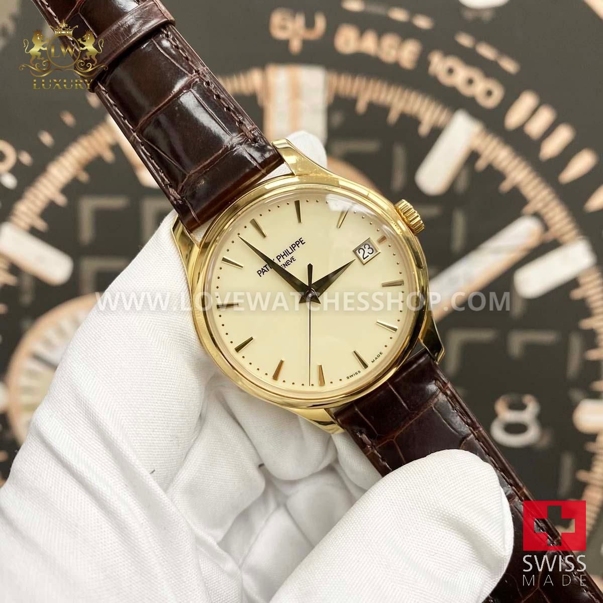 Patek Philippe Calatrava 39mm 5227J Ivory Dial