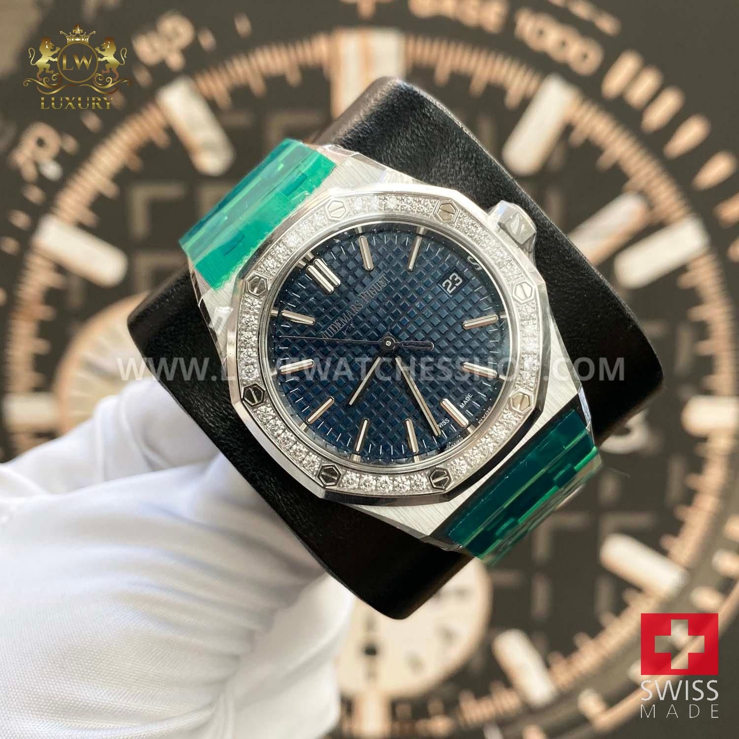 Audemars Piguet Royal Oak Selfwinding 34mm 77451ST.ZZ.1361ST.0450 50th Anniversary Dial