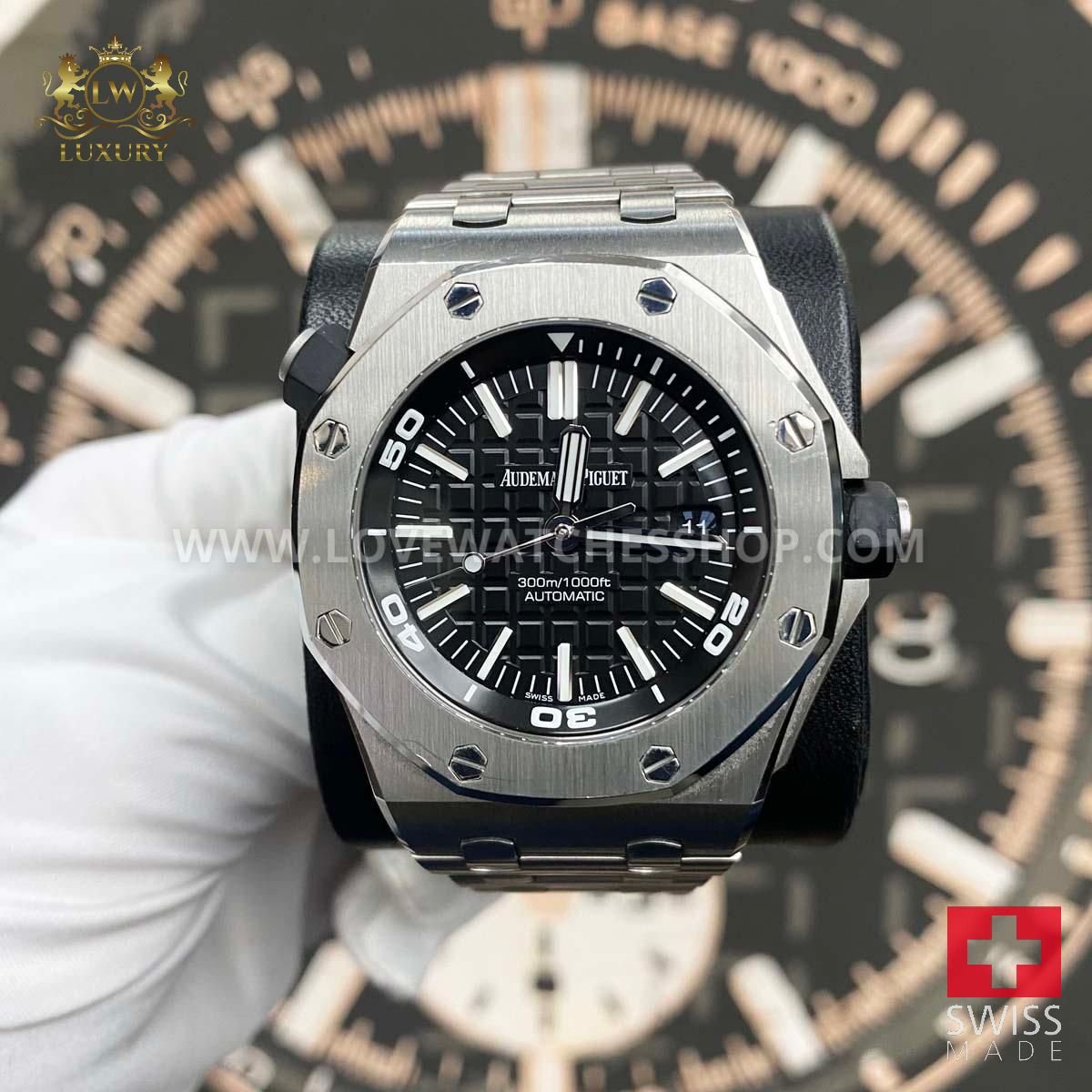Audemars Piguet Royal Oak Offshore Diver 42mm 15710ST Black Dial Pre-Owned