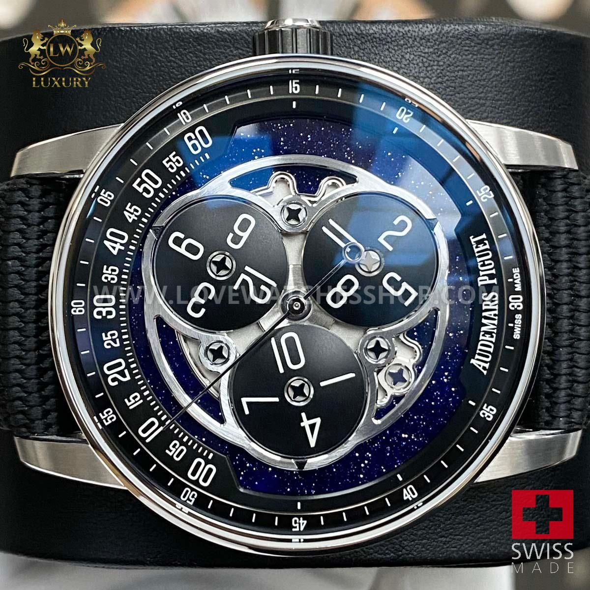 Audemars Piguet Code 11.59 Starwheel 41mm 15212NB.OO.A002KB.01 Blue Aventurine Dial