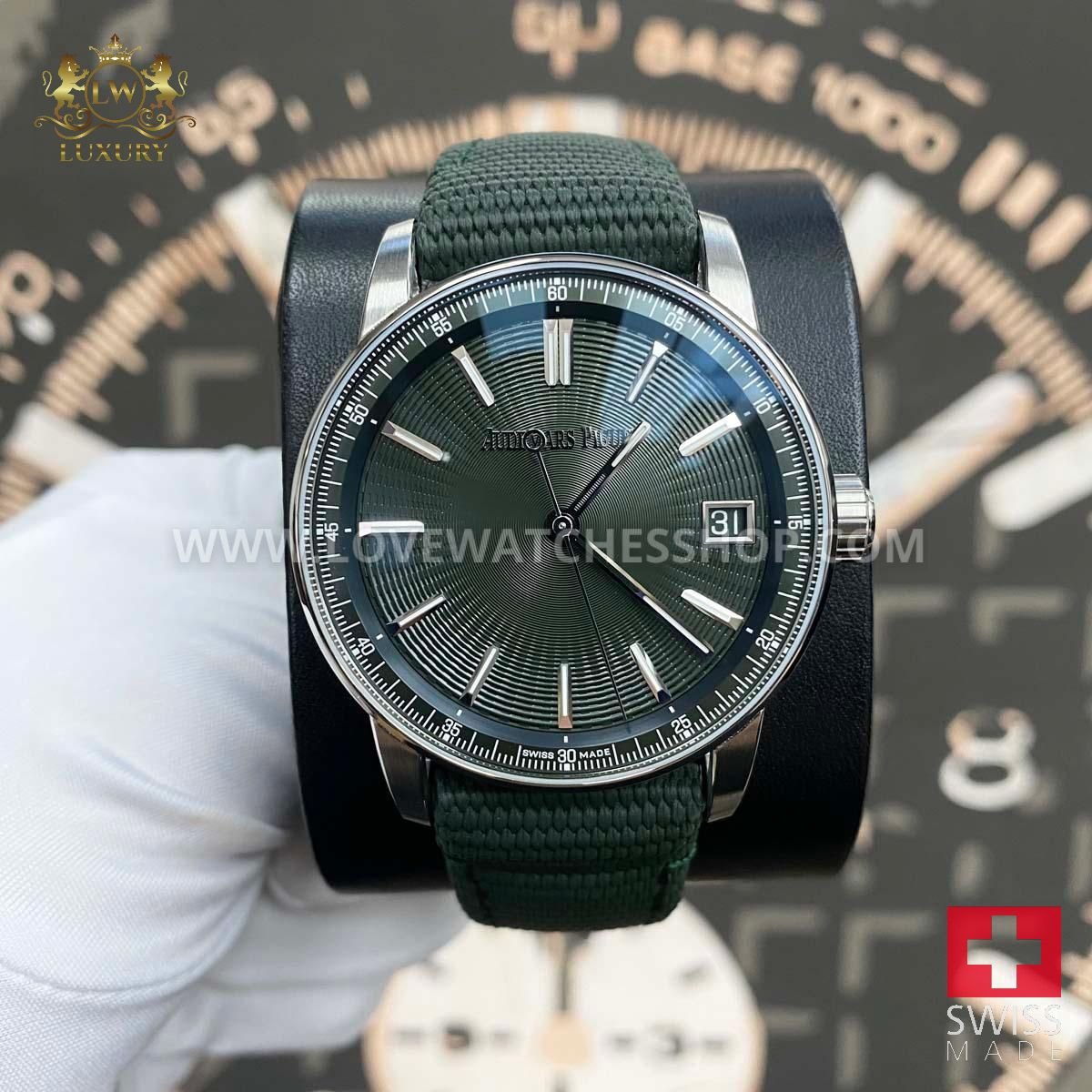 Audemars Piguet Code 11.59 Selfwinding 41mm 15210ST.OO.A056KB.01 Green Dial 2024