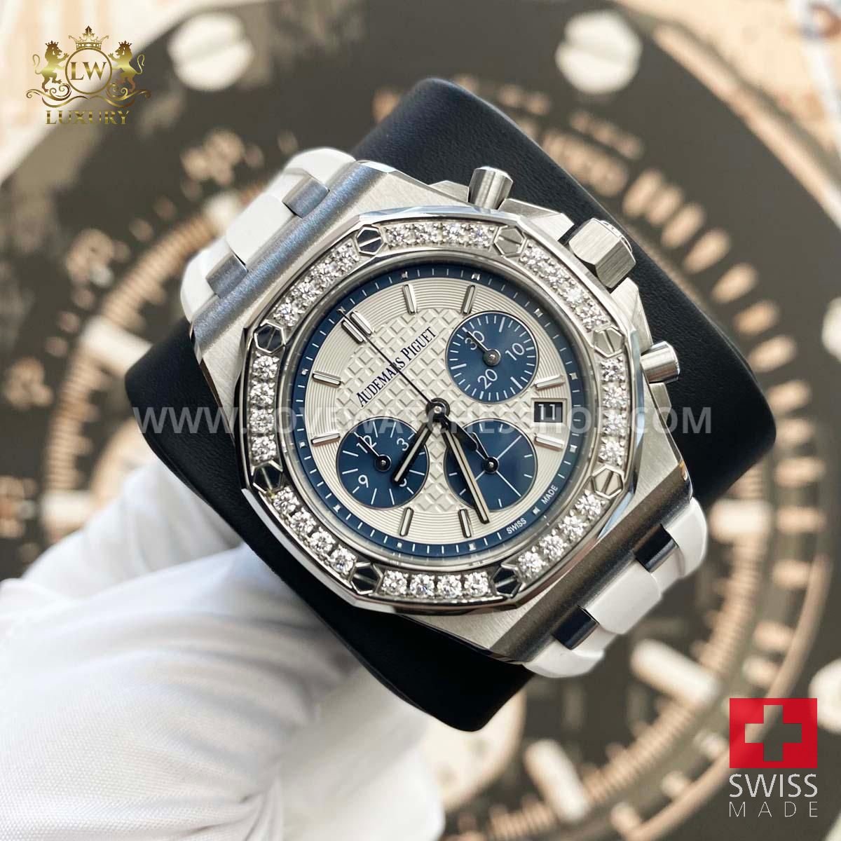 Audemars Piguet Royal Oak Offshore Chronograph 37mm 26231ST White Dial Pre-Owned