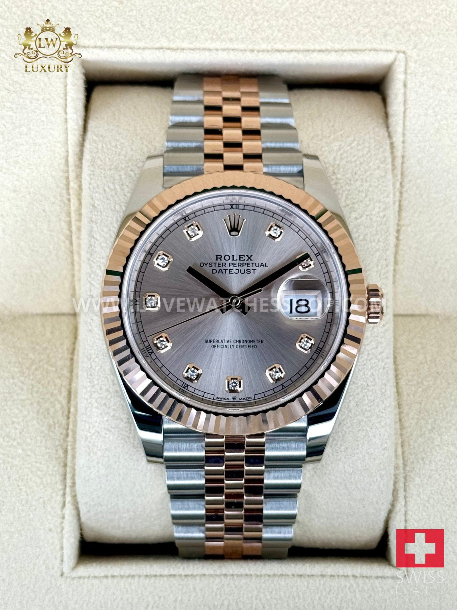 Rolex Datejust 41mm 126331 Two-Tone Jubilee Sundust  Dial