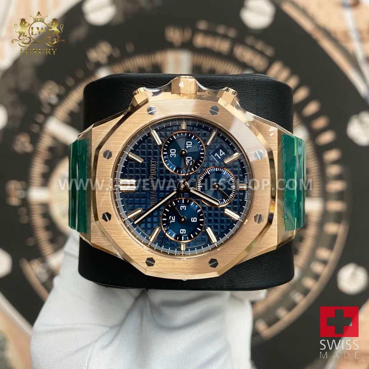 Audemars Piguet Royal Oak Chronograph 38mm 26715OR.OO.1356OR.01 Blue Dial
