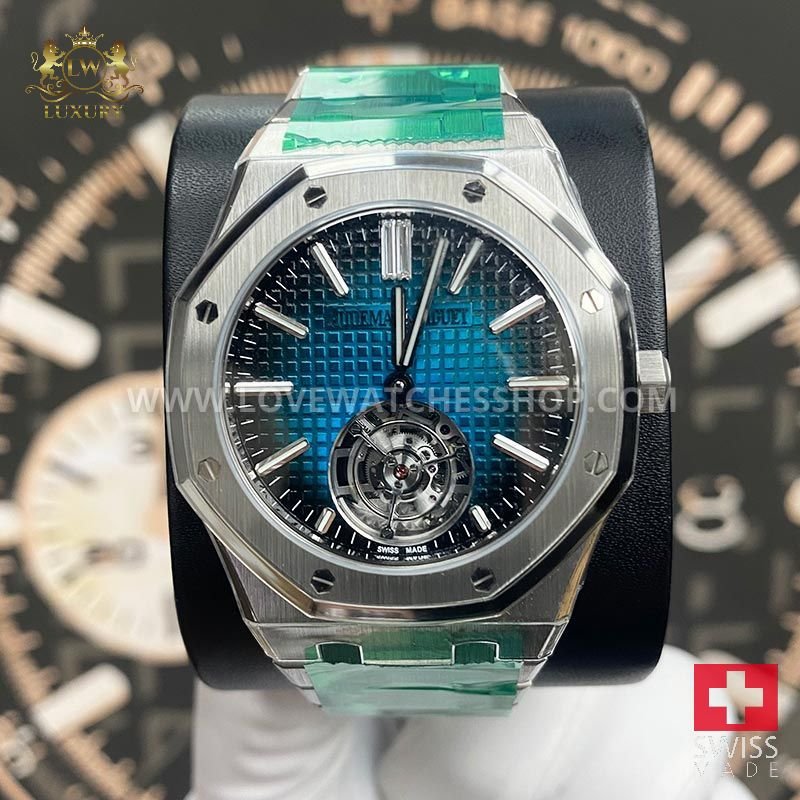 Audemars Piguet Royal Oak Limited Edition Flying Tourbillon 41mm 26730TI.OO.1320TI.04 Blue Dial