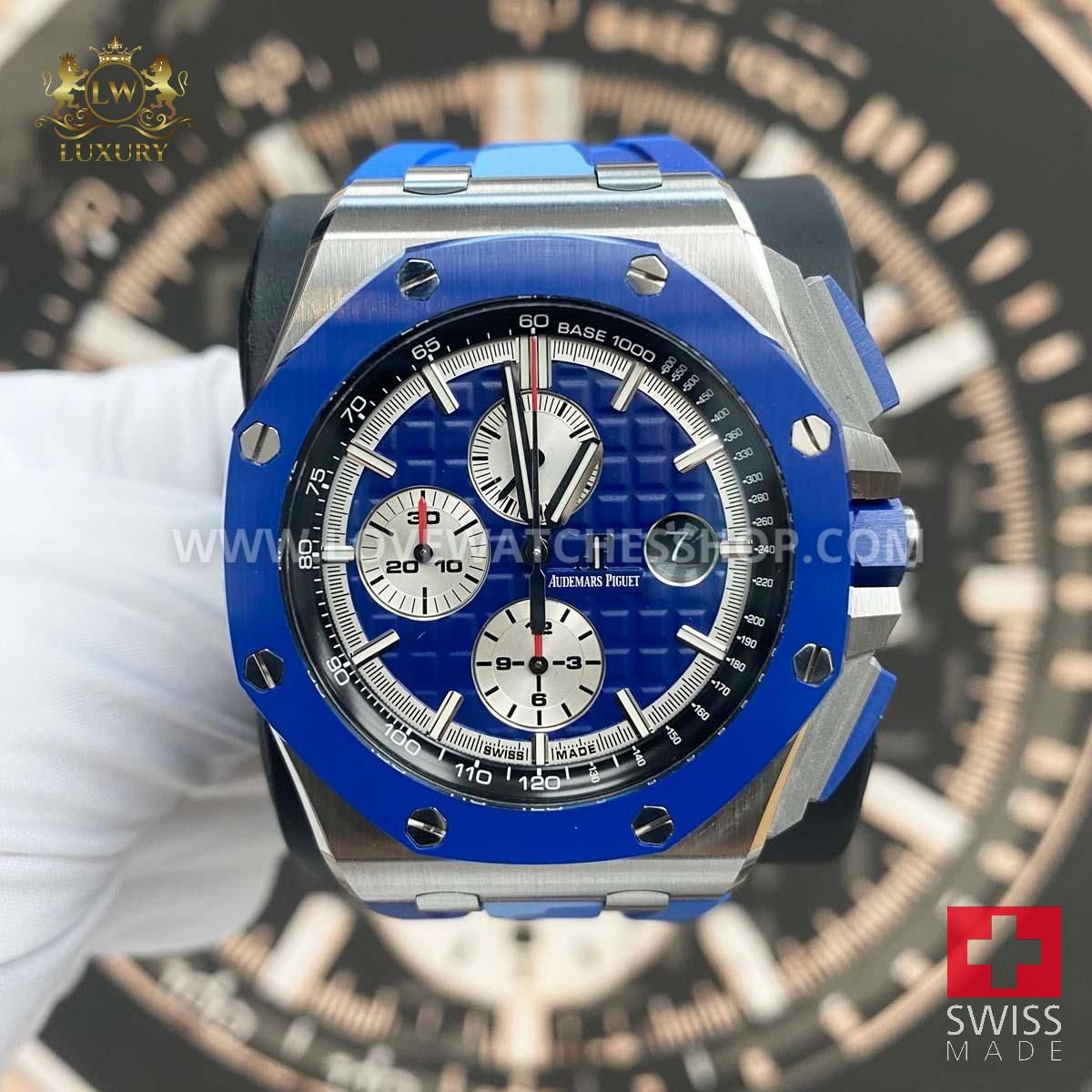 Audemars Piguet Limited Edition Royal Oak Offshore Chronograph 44mm 26400SO Blue Dial Pre-Owned