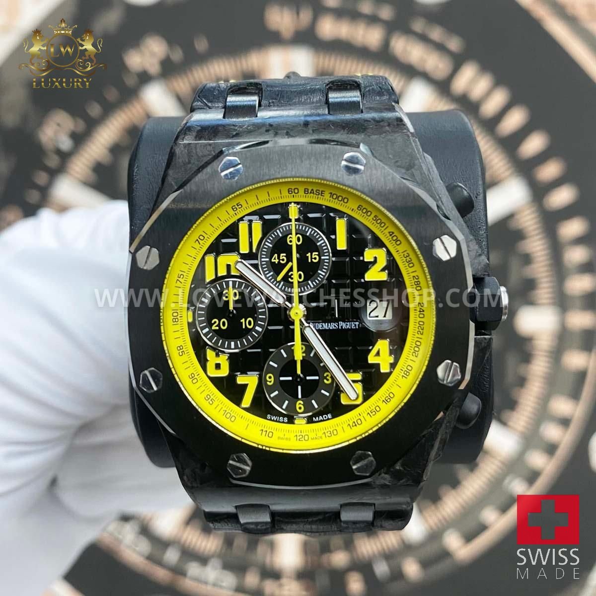 Audemars Piguet Royal Oak Offshore Chronograph 42mm 26176FO Black/Yellow Dial Pre-Owned