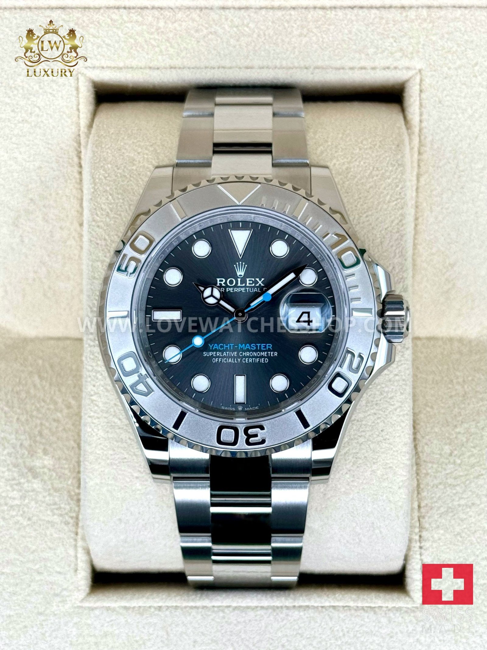 Rolex Yacht-Master 40mm 126622 Stainless Steel Rhodium Dial