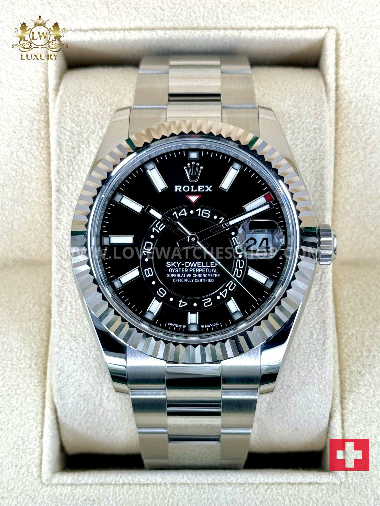 Rolex Sky-Dweller 42mm 336934 Oyster Black Dial