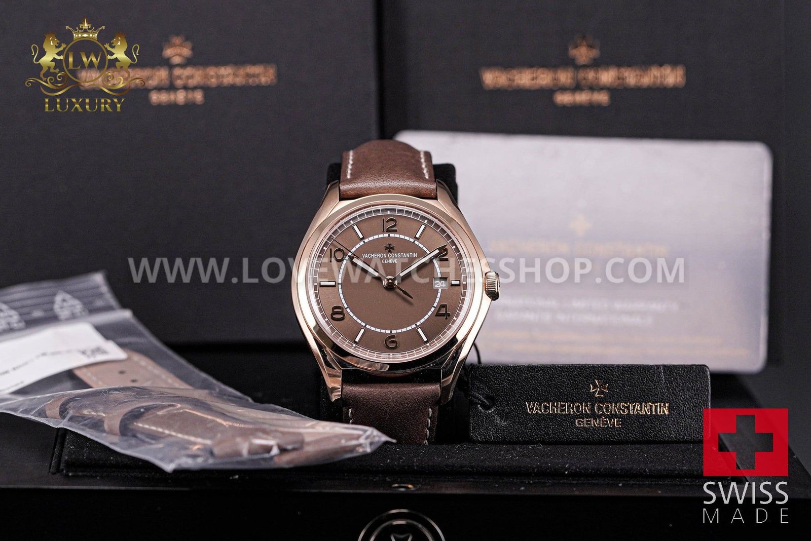 FIFTYSIX Stainless Steel BROWN DIAL 40mm