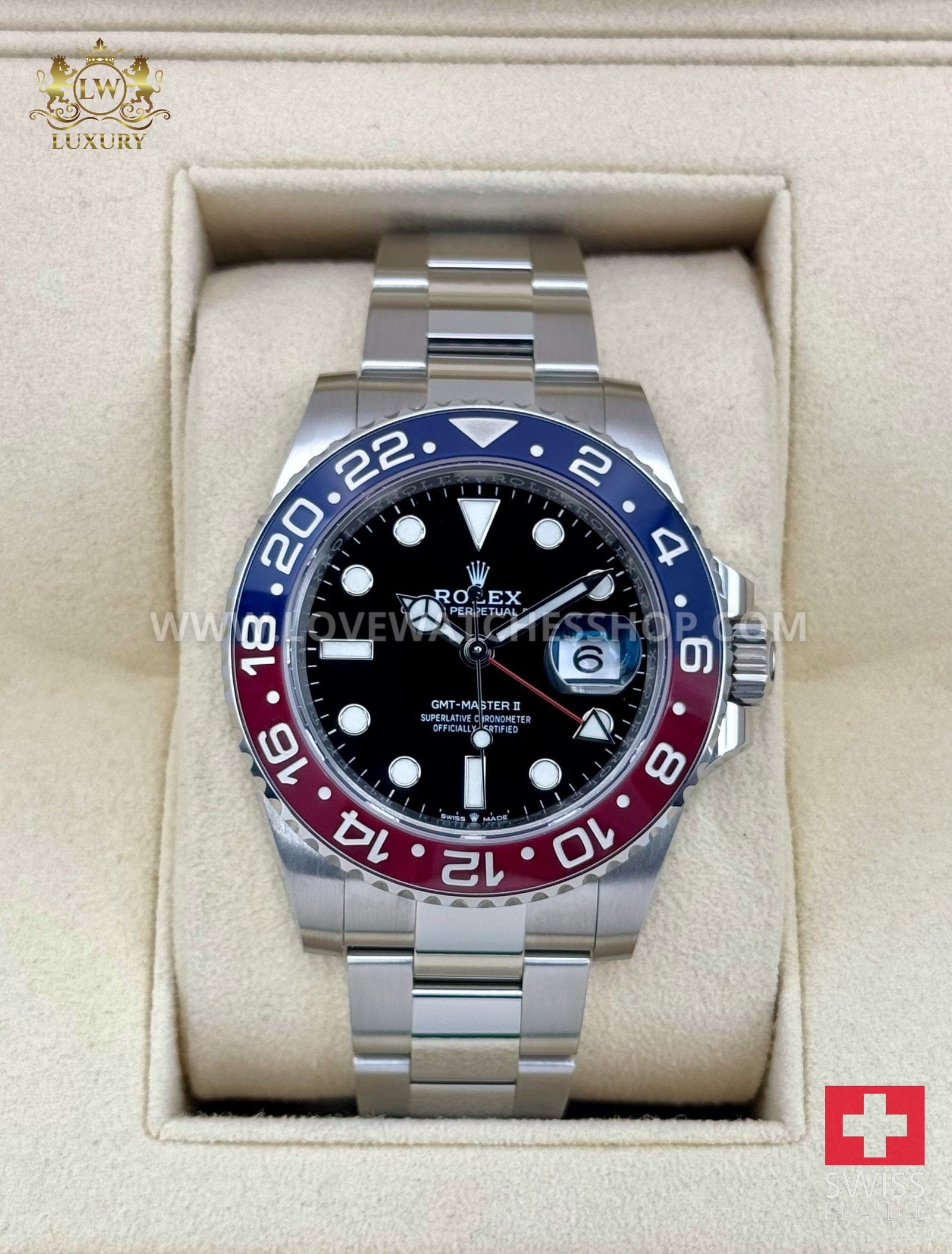 Rolex GMT-Master II "Pepsi" 40mm 126710BLRO Oyster