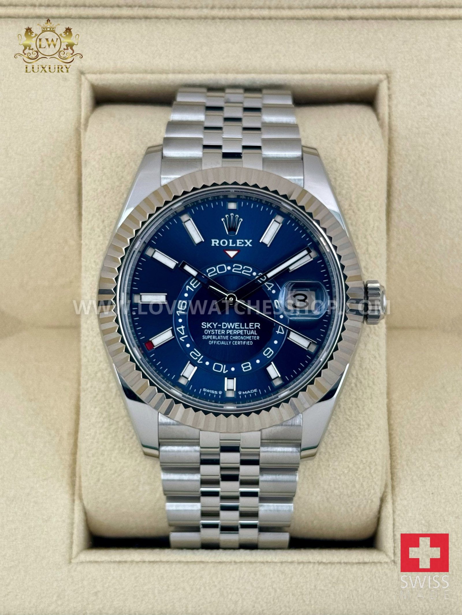 Rolex Sky-Dweller 42mm 336934 Jubilee Blue Dial