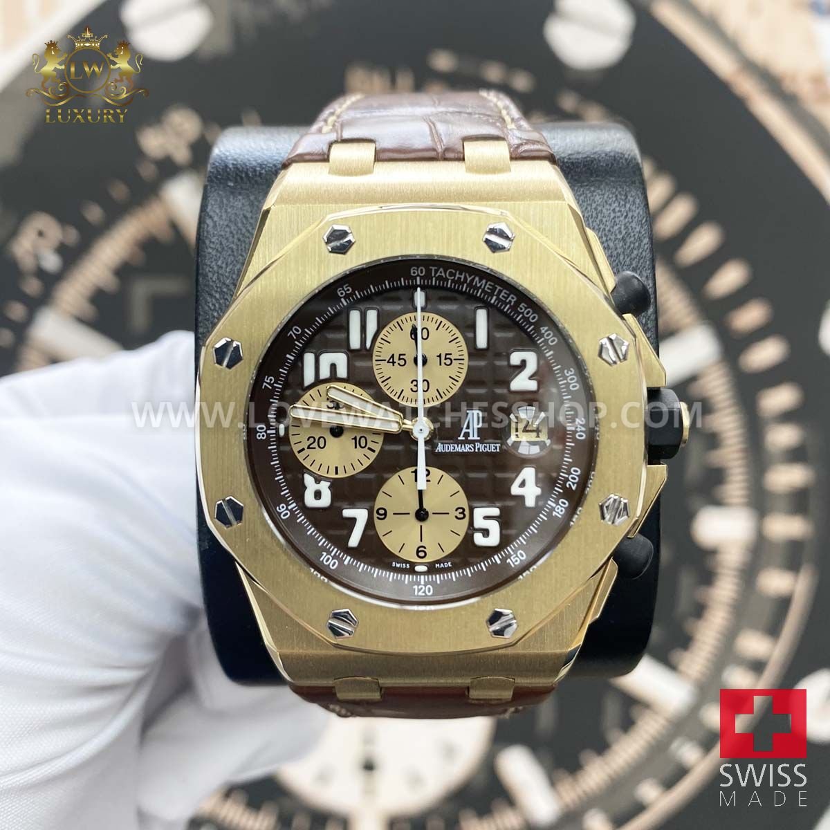 Audemars Piguet Limited Edition Arnold Schwarzenegger Royal Oak Offshore 42mm 26007BA Brown Dial Pre-Owned