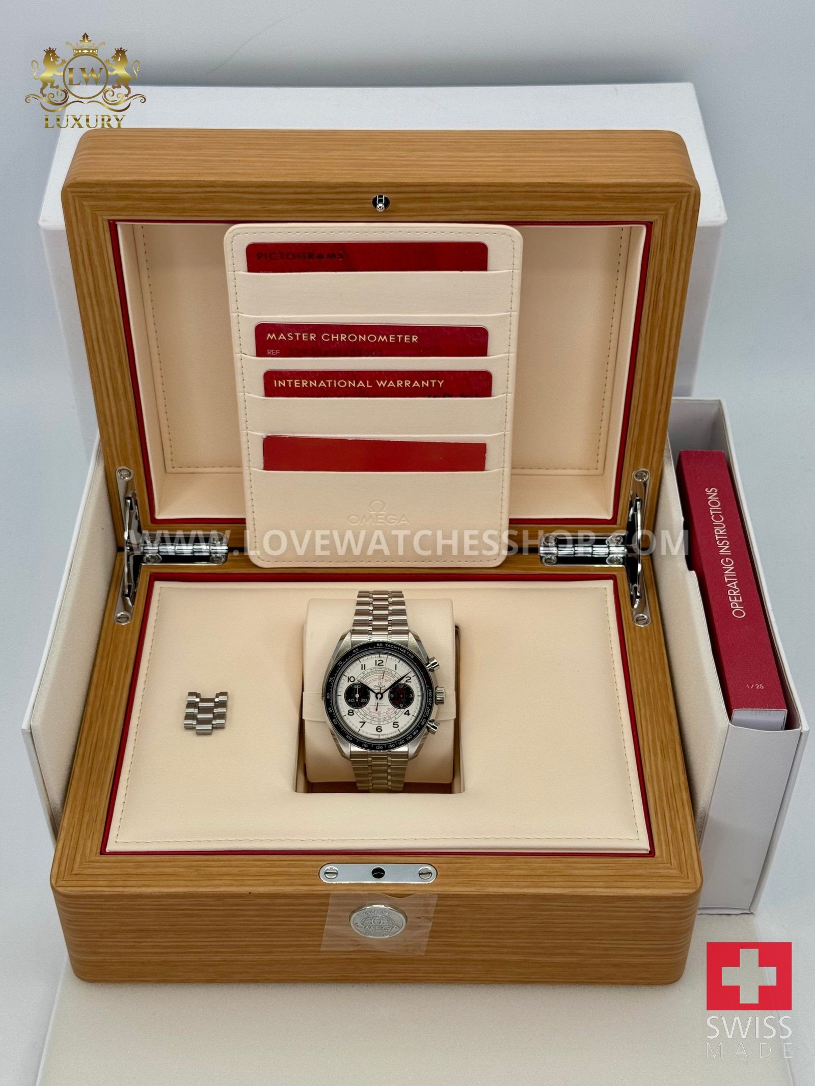 Omega Chronoscope Co-Axial silver and white dial 43mm 329.30.43.51.02.001