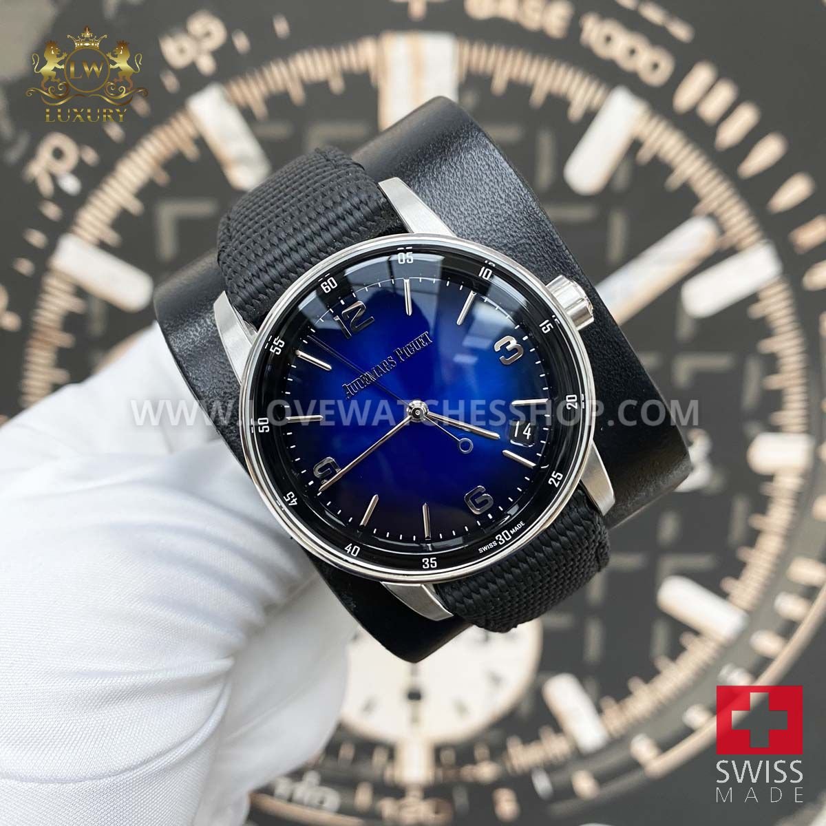 Audemars Piguet Code 11.59 Selfwinding 41mm 15210BC.OO.A002KB.01 Smoked Blue Dial