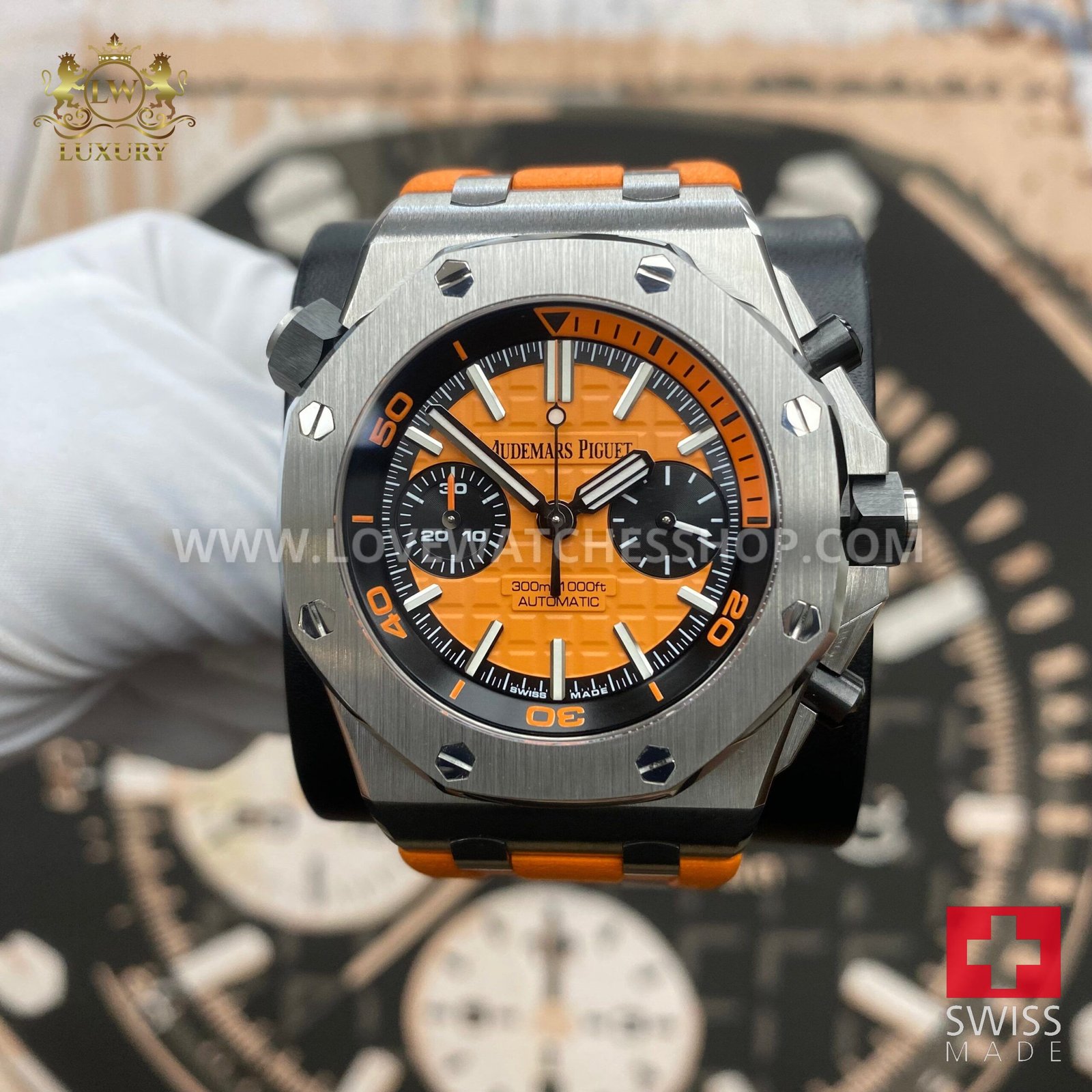 Audemars Piguet Limited Edition Royal Oak Offshore Diver 42mm 26703ST Orange Dial Pre-Owned