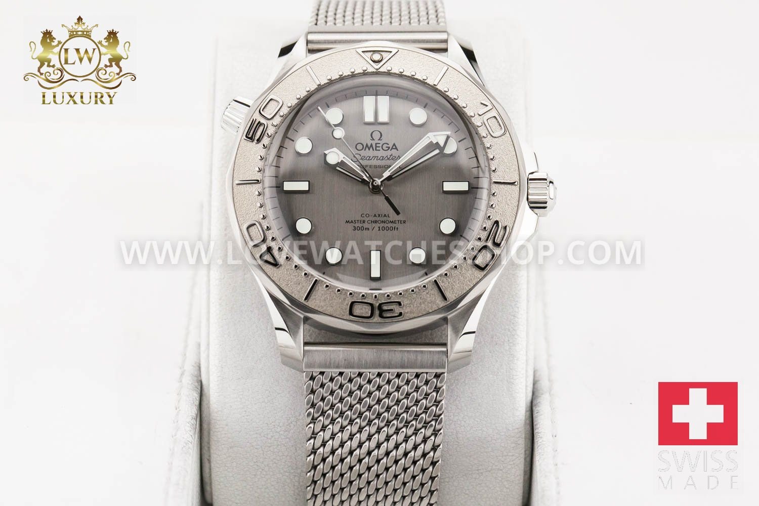 Omega Seamaster 300M silver and Grey dial 42mm 210.30.42.20.06.002