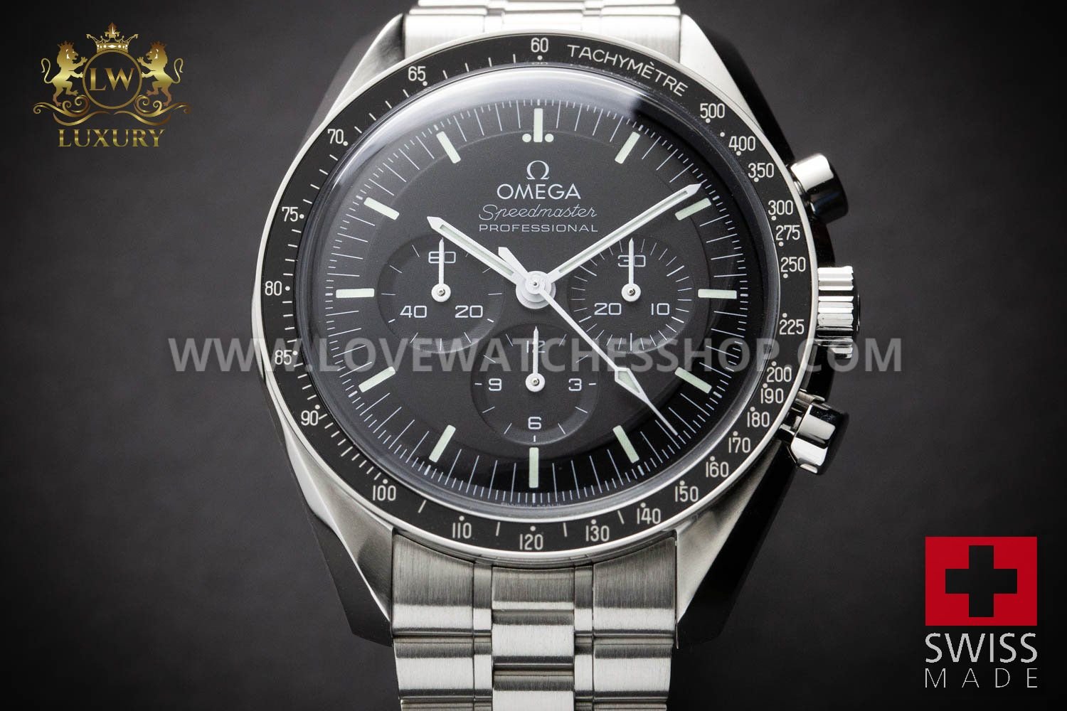 Omega Speedmaster Moonwatch 3861 Hesalite 42mm 310.30.42.50.01.001