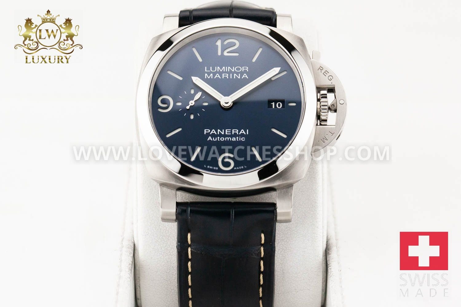 Panerai Luminor Marina 1313 black and Blue Dial 44mm PAM01313