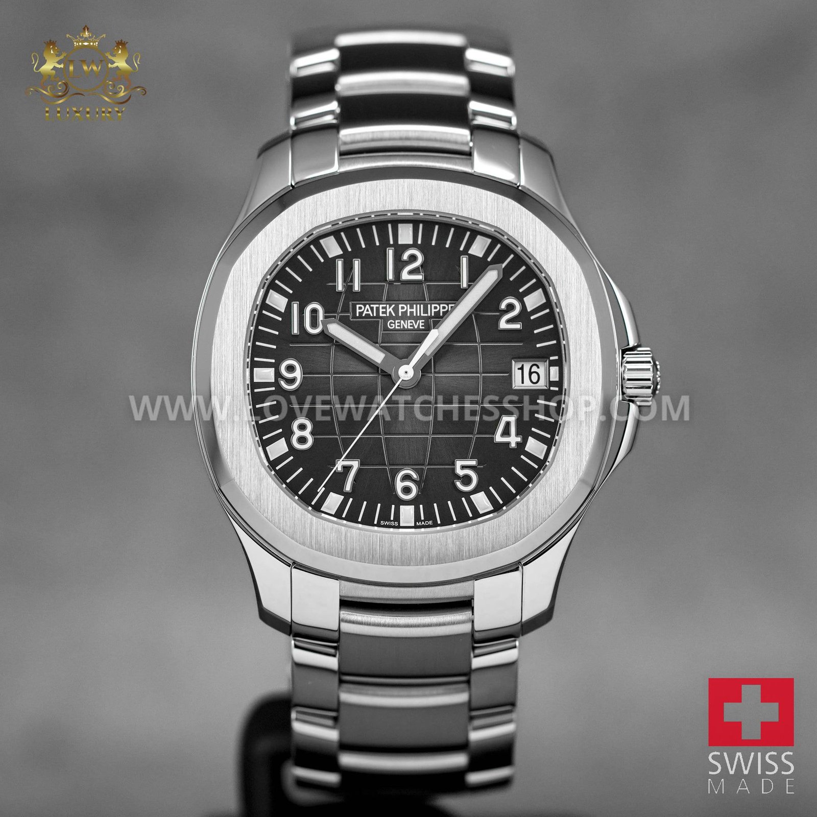 AQUANAUT 5167/1A-001 silver black dial