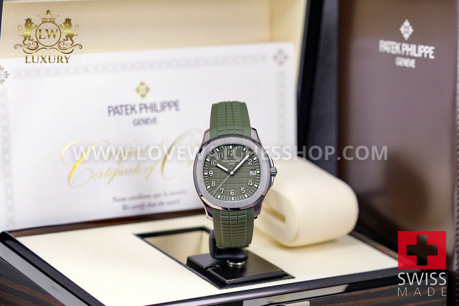 AQUANAUT 5168G Stainless Steel KHAKI GREEN