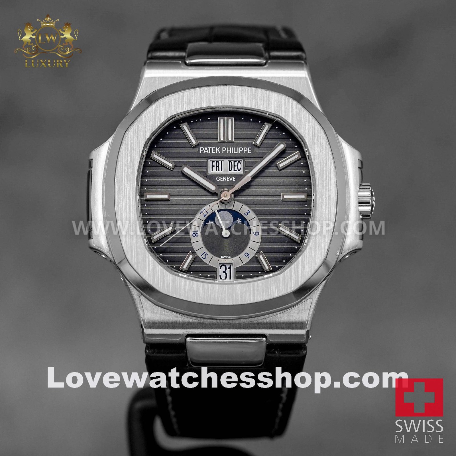 NAUTILUS 5726A ANNUAL CALENDAR MOONPHASE