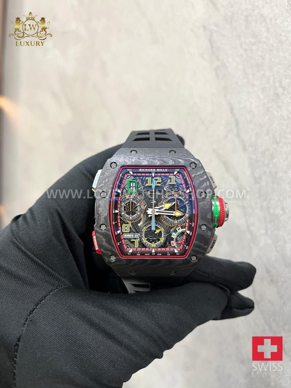 RM 65-01 CARBON NTPT SPLIT SECONDS CHRONOGRAPH