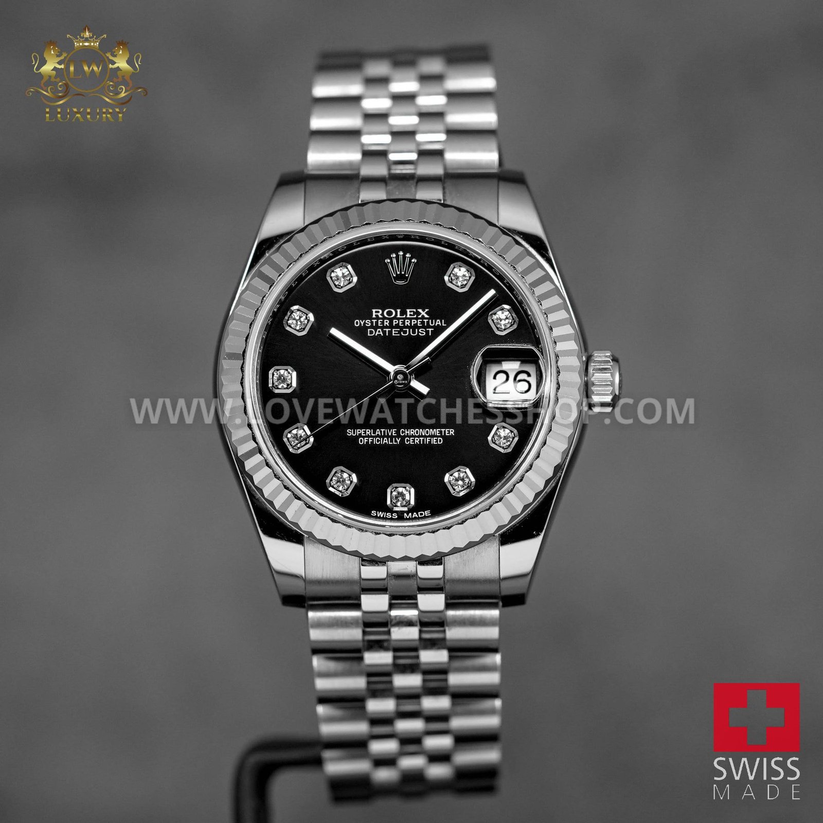 DATEJUST 31MM BLACK DIAL
