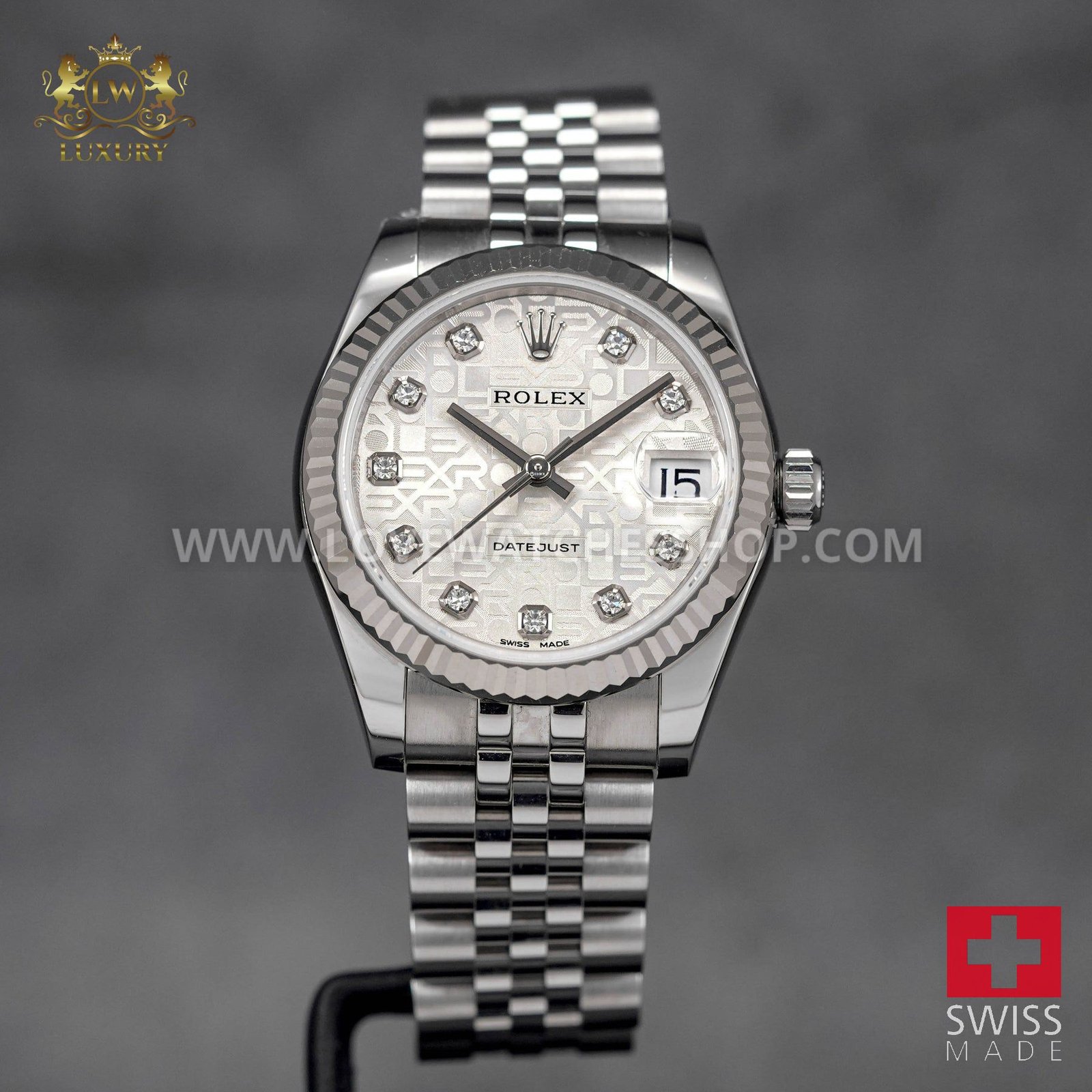 DATEJUST 31MM SILVER COMPUTERIZED DIAL