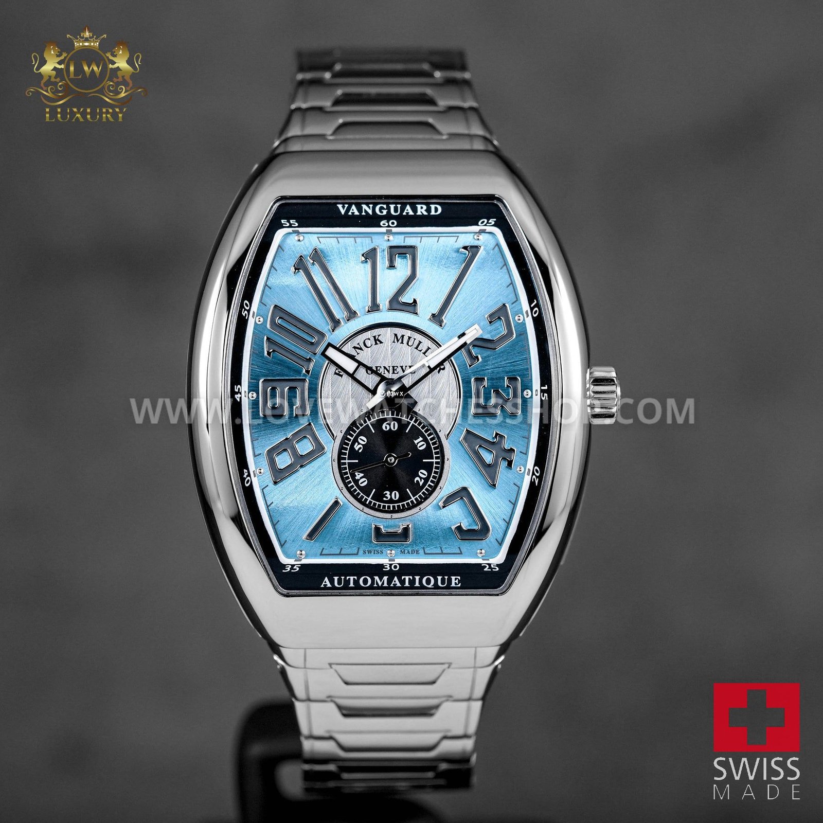 VANGUARD V41 SLIM VINTAGE SMALL SECOND ICE BLUE DIAL