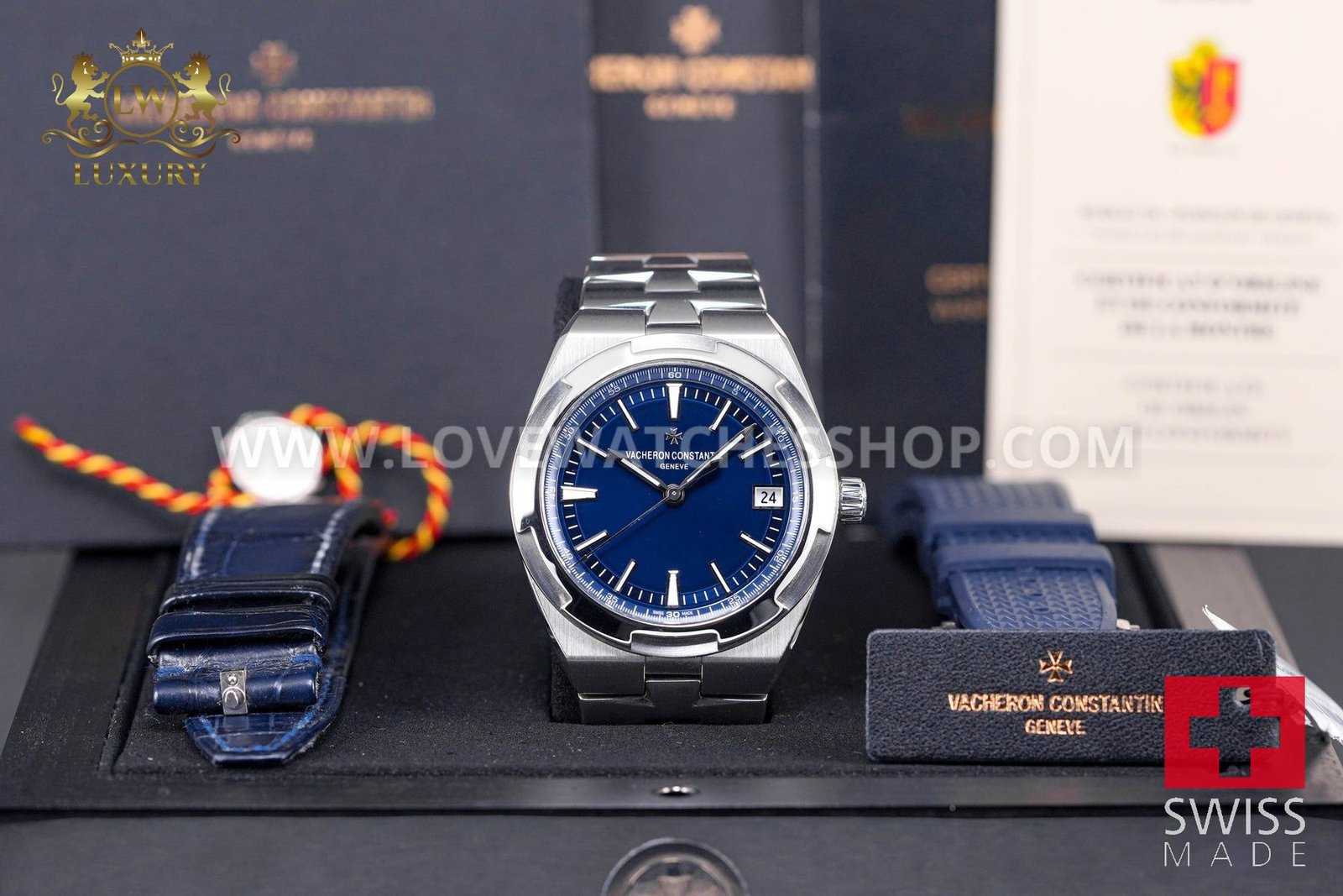 OVERSEAS BLUE DIAL 41mm