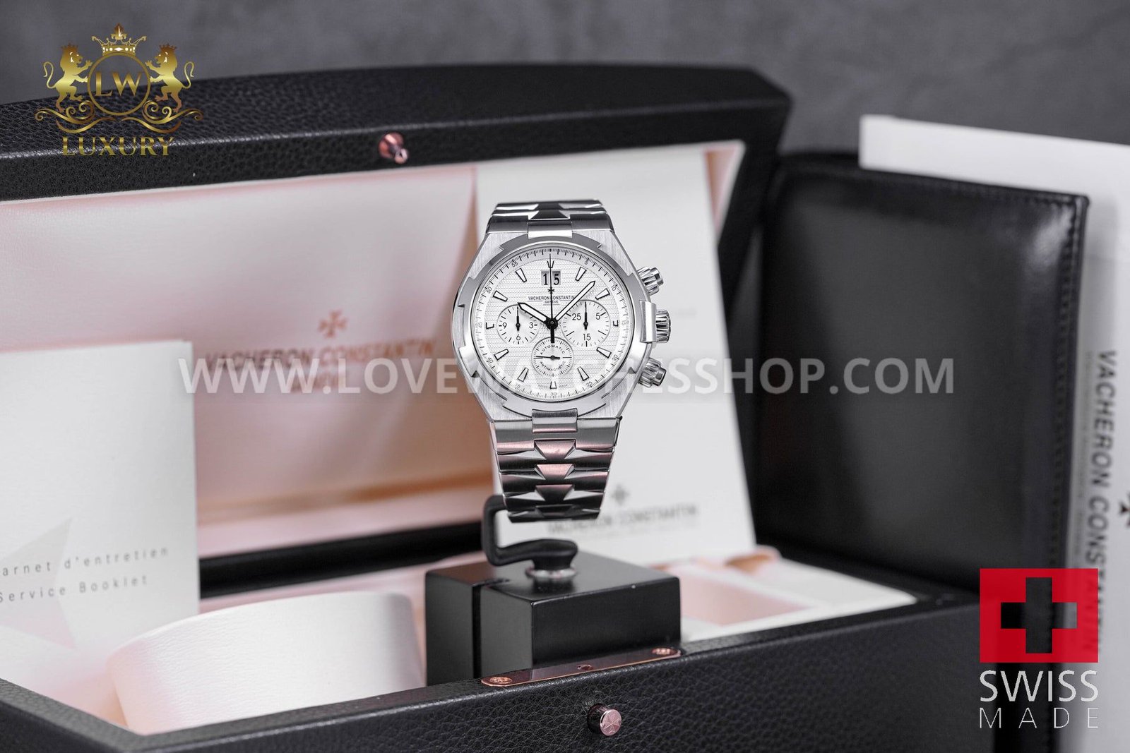 OVERSEAS SILVER DIAL 42mm