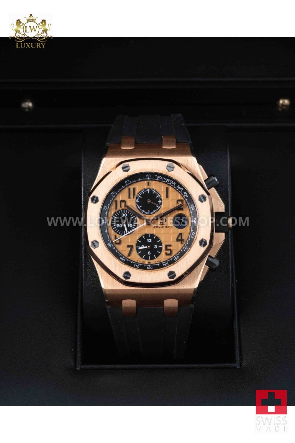 Audemars Piguet Royal Oak Offshore Champagne Men's Watch - 26470OR.OO.A002CR.01 size 42mm