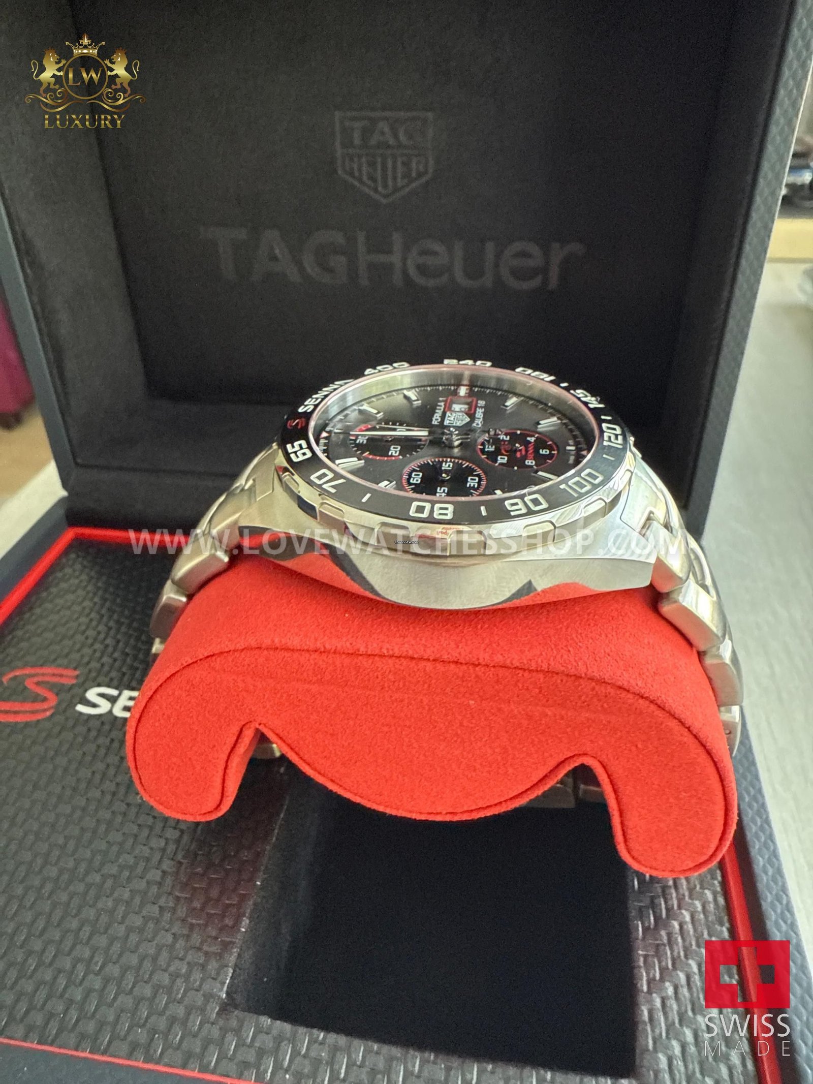 TAG Heuer Formula 1 X Senna Men's Chronograph Full set special edition.
