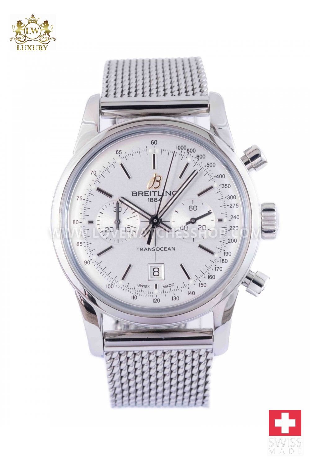 Breitling Transocean - 38 mm, Stainless Steel